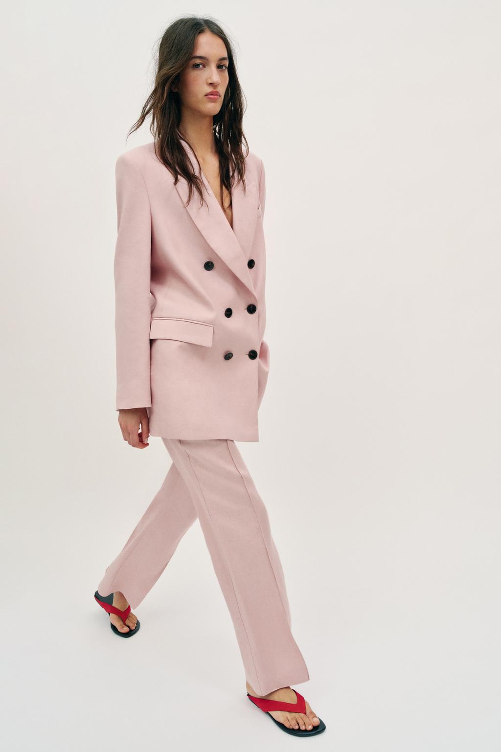 ДВУБОРТНЫЙ БЛЕЙЗЕР ИЗ 100% ЛЬНА