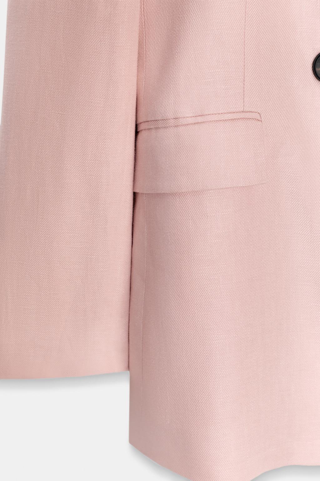 ДВУБОРТНЫЙ БЛЕЙЗЕР ИЗ 100% ЛЬНА