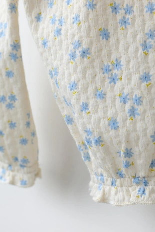 Брюки-джоггеры с цветочным узором- Заказать в России