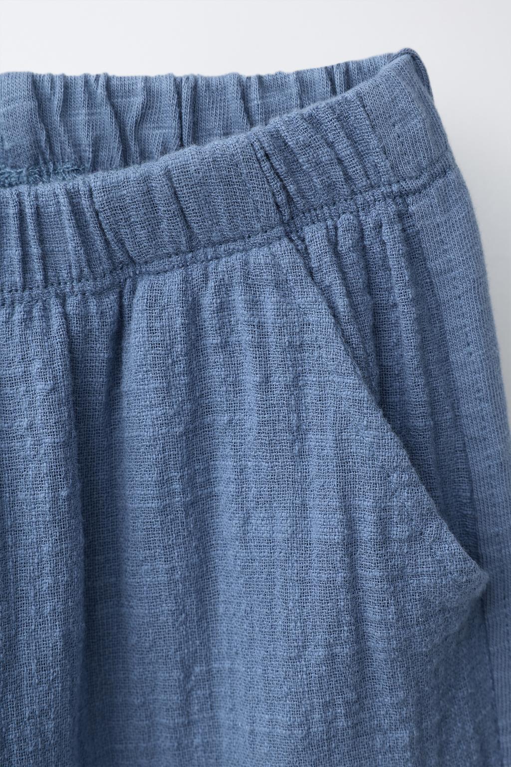 БРЮКИ КОМБИНИРОВАННОЙ ТЕКСТУРЫ