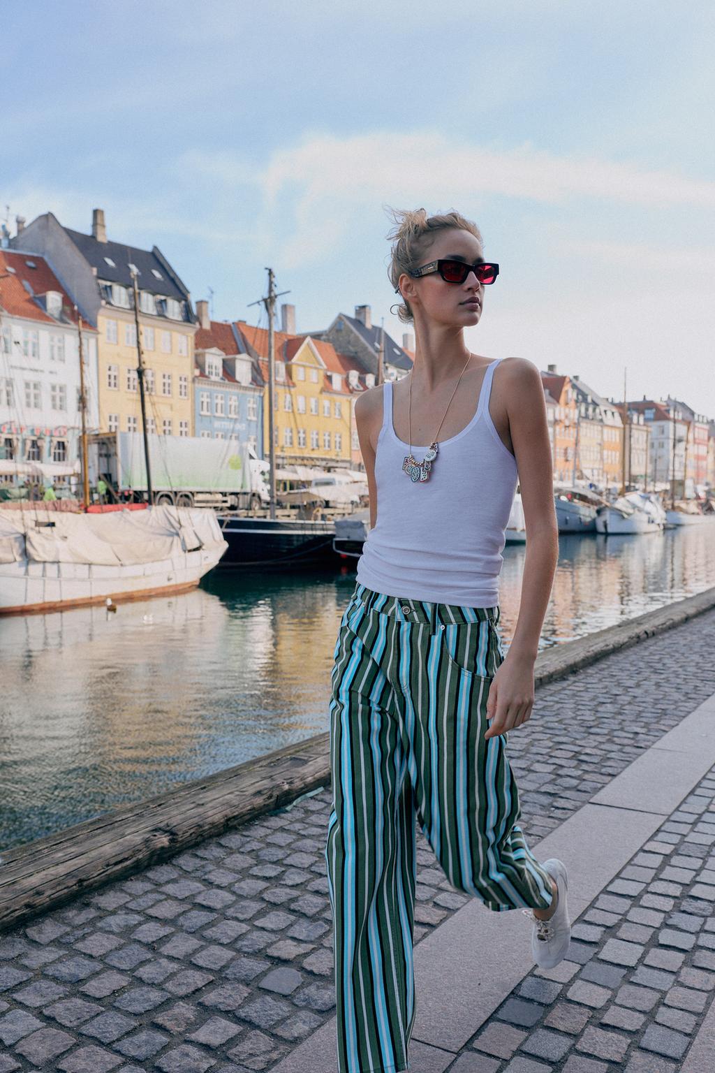 ДЖИНСЫ Z1975 BARREL В ПОЛОСКУ