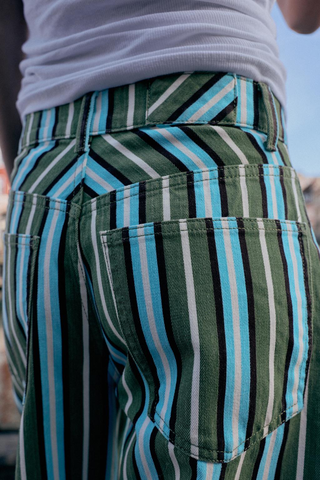 ДЖИНСЫ Z1975 BARREL В ПОЛОСКУ