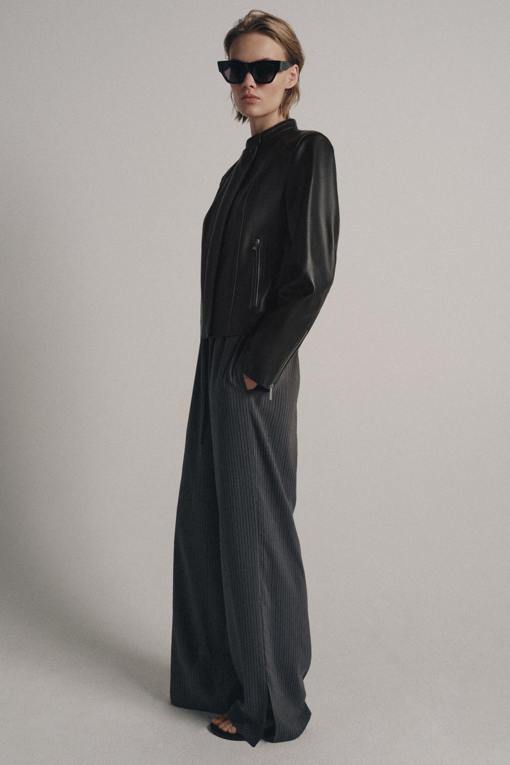 Куртка из коллекции zw limited edition из 100% кожи