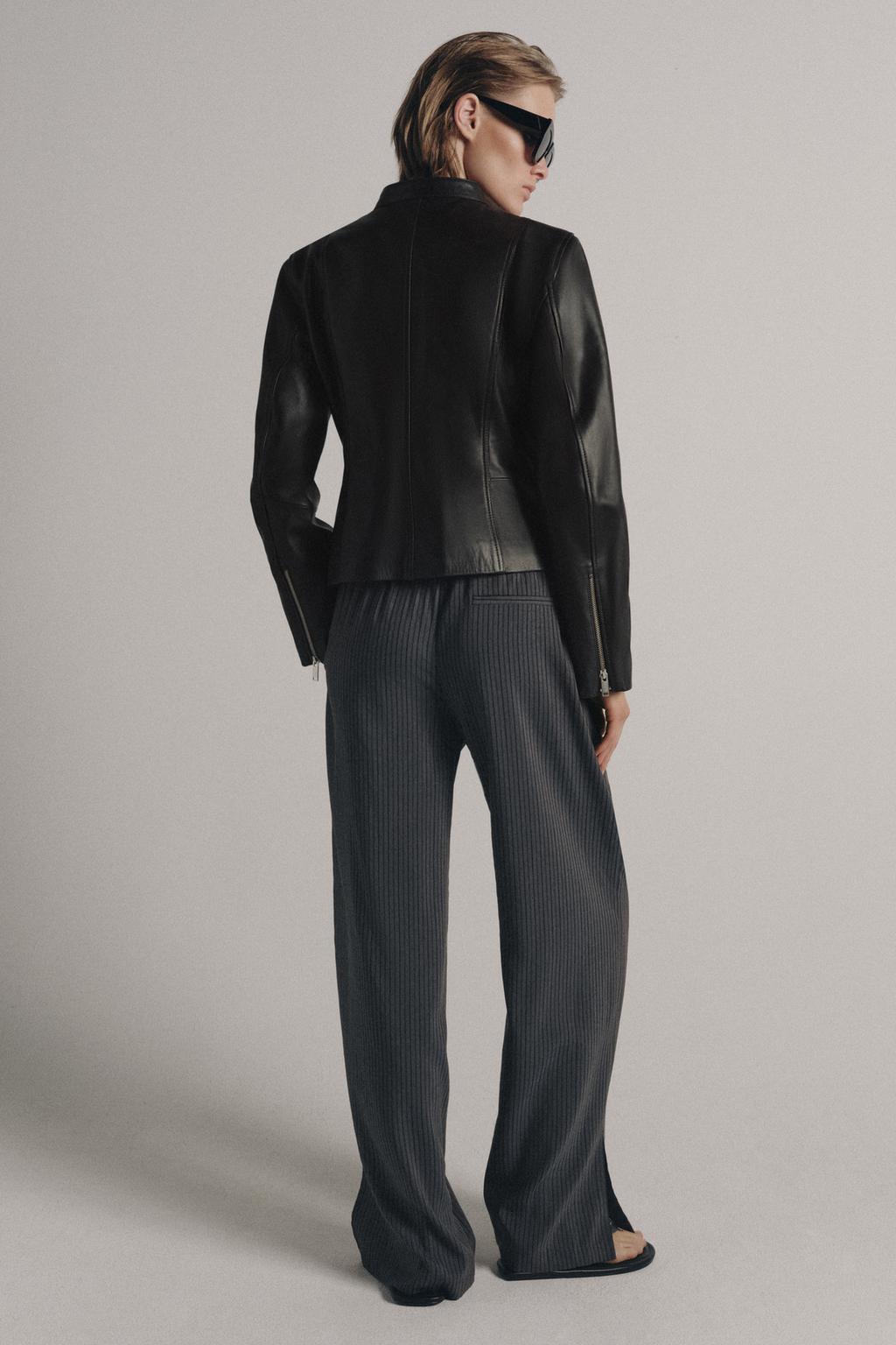 Куртка из коллекции zw limited edition из 100% кожи