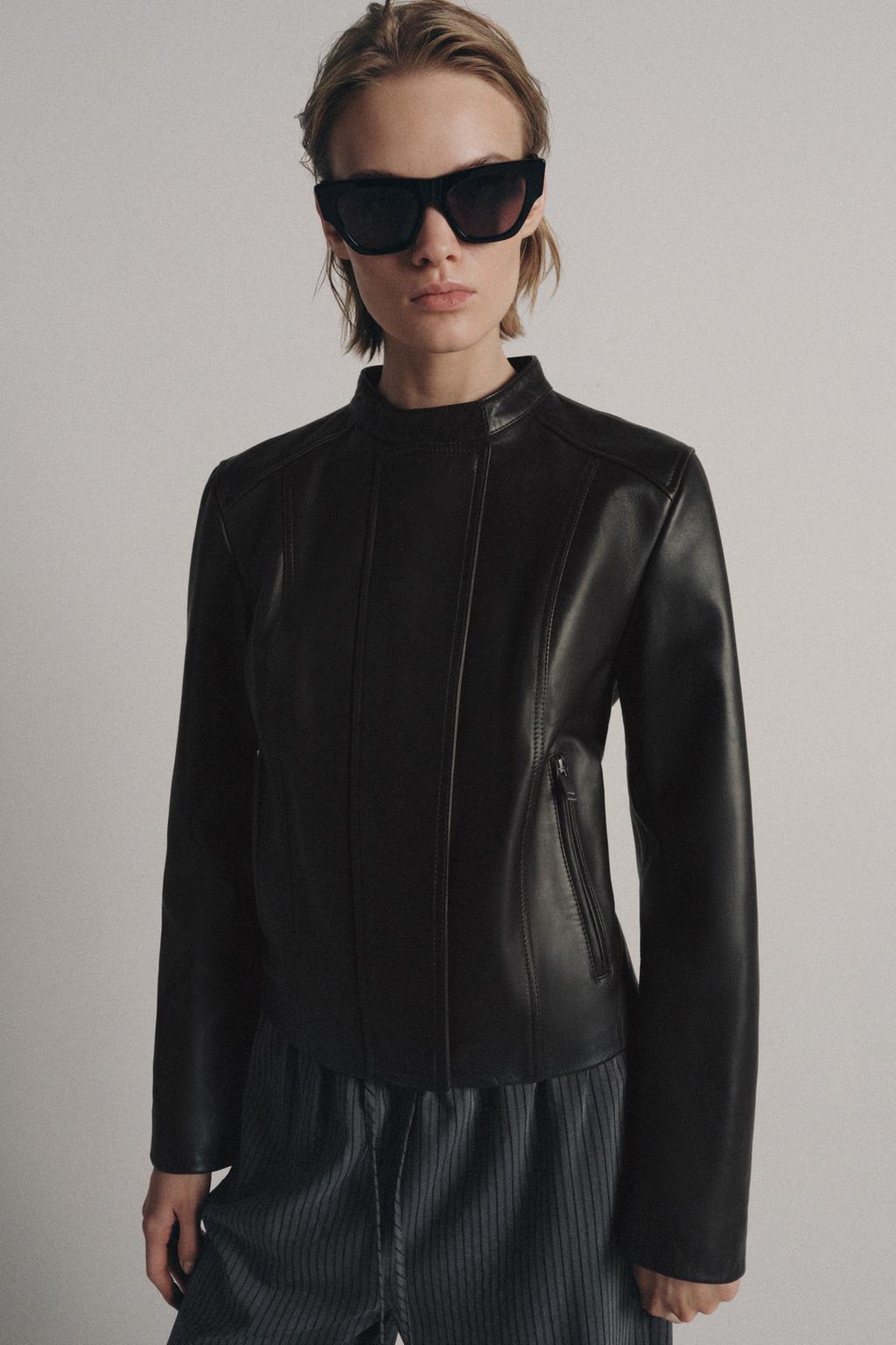 Куртка из коллекции zw limited edition из 100% кожи