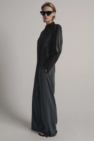 Куртка из коллекции zw limited edition из 100% кожи- Заказать в России