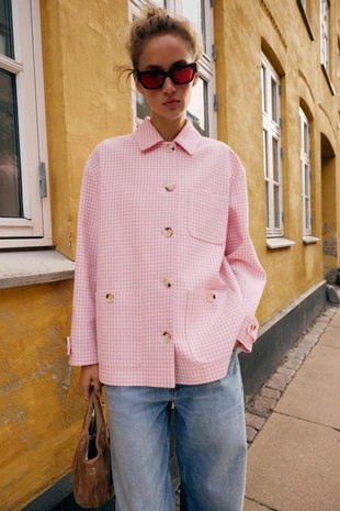 Куртка в клетку виши- Заказать в России