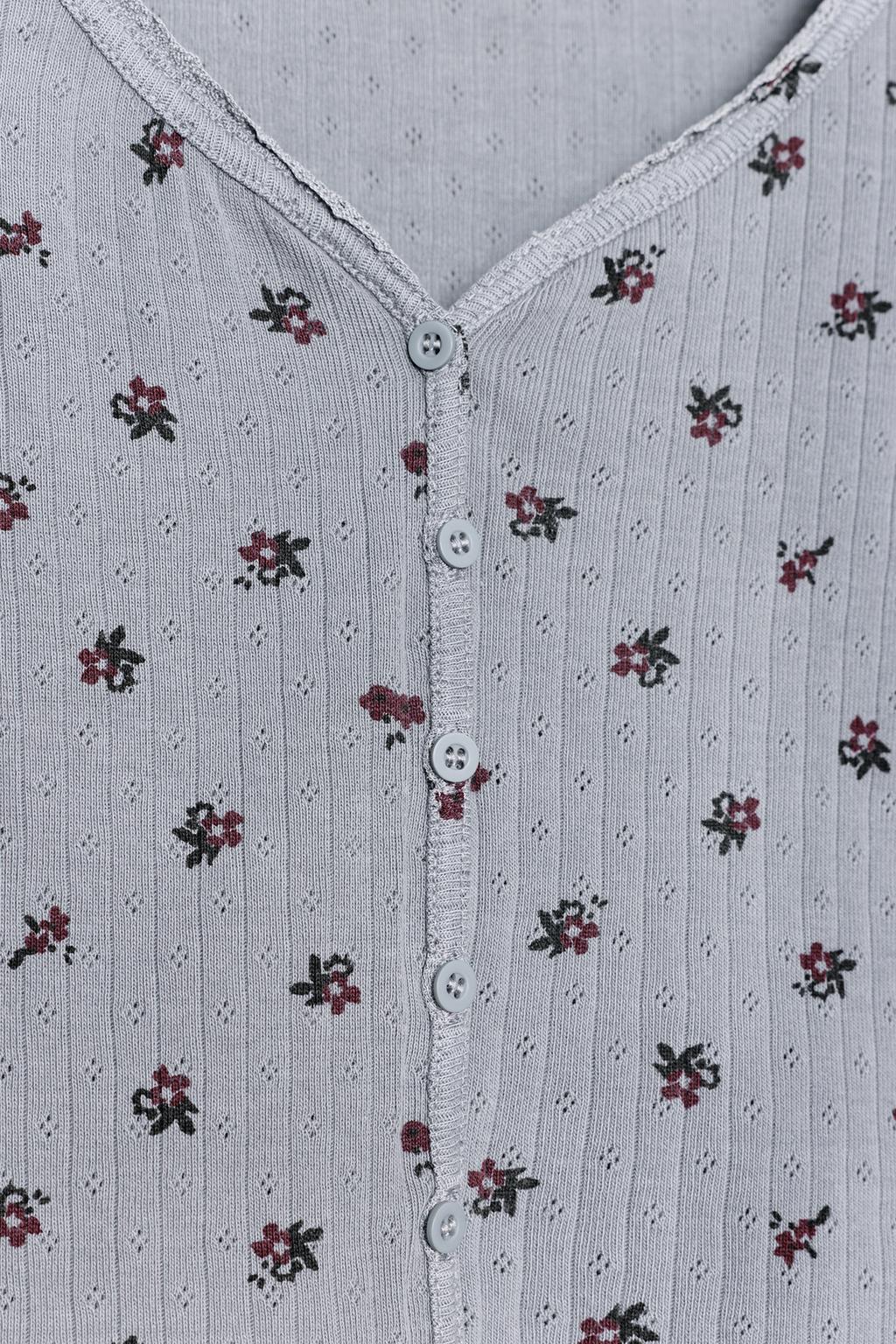 КУРТКА POINTELLE С ЦВЕТОЧНЫМ УЗОРОМ