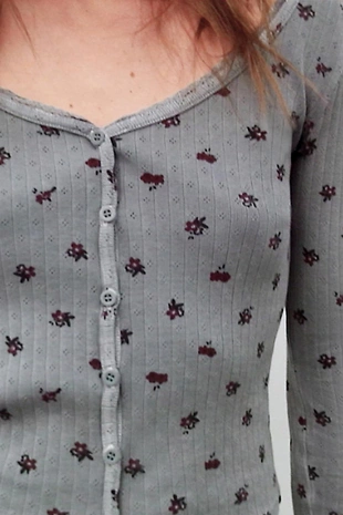 Куртка Pointelle с цветочным узором- Заказать в России