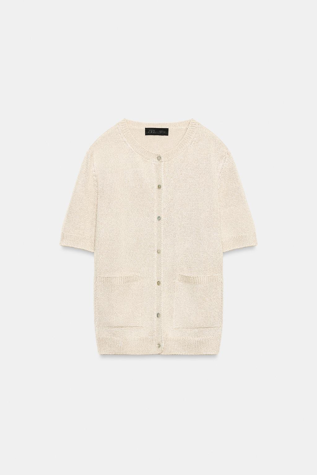 КАРДИГАН С КОРОТКИМИ РУКАВАМИ