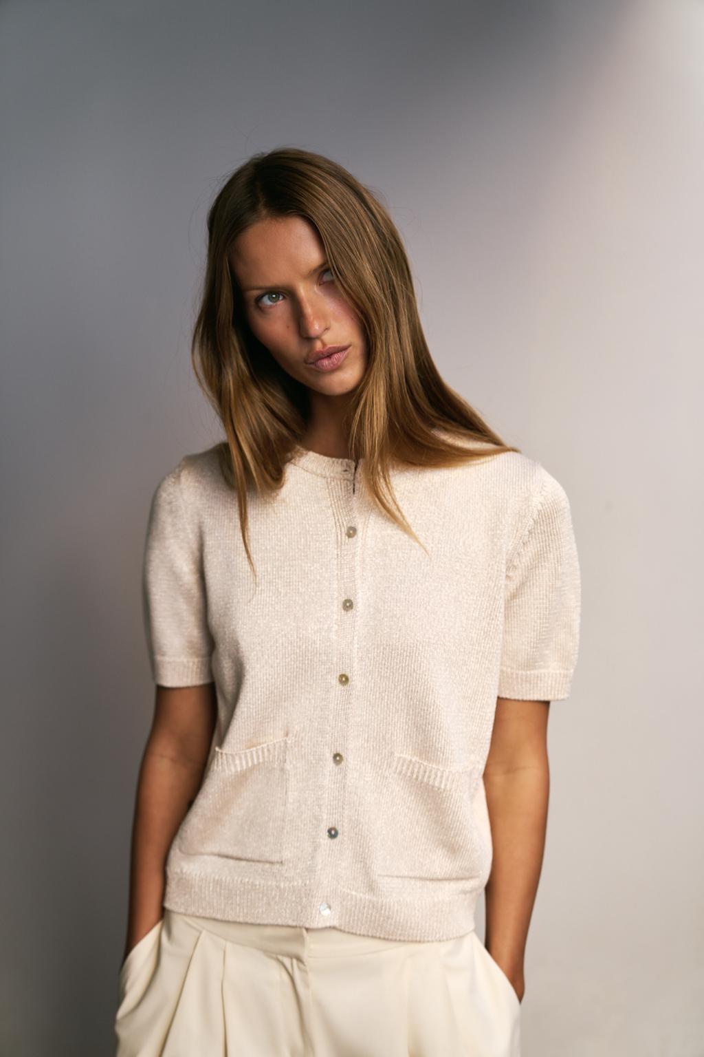 КАРДИГАН С КОРОТКИМИ РУКАВАМИ