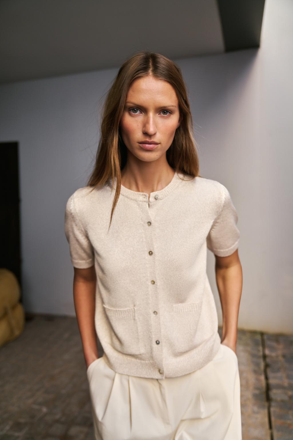 КАРДИГАН С КОРОТКИМИ РУКАВАМИ