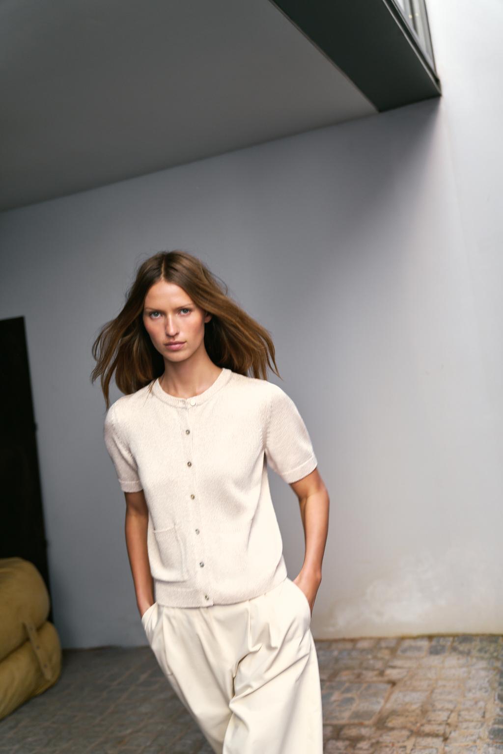 КАРДИГАН С КОРОТКИМИ РУКАВАМИ