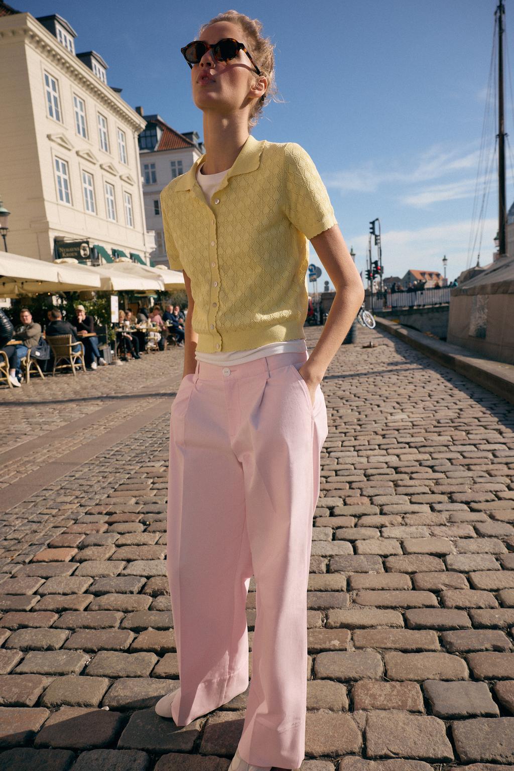 КАРДИГАН ПОЛО С КОРОТКИМ РУКАВОМ