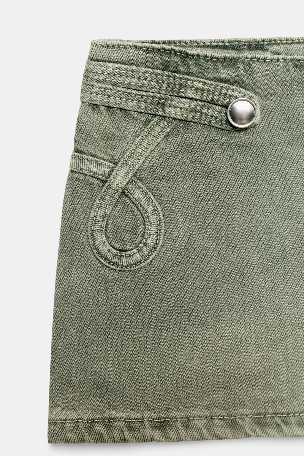 МИНИ-ШОРТЫ С ПУГОВИЦАМИ