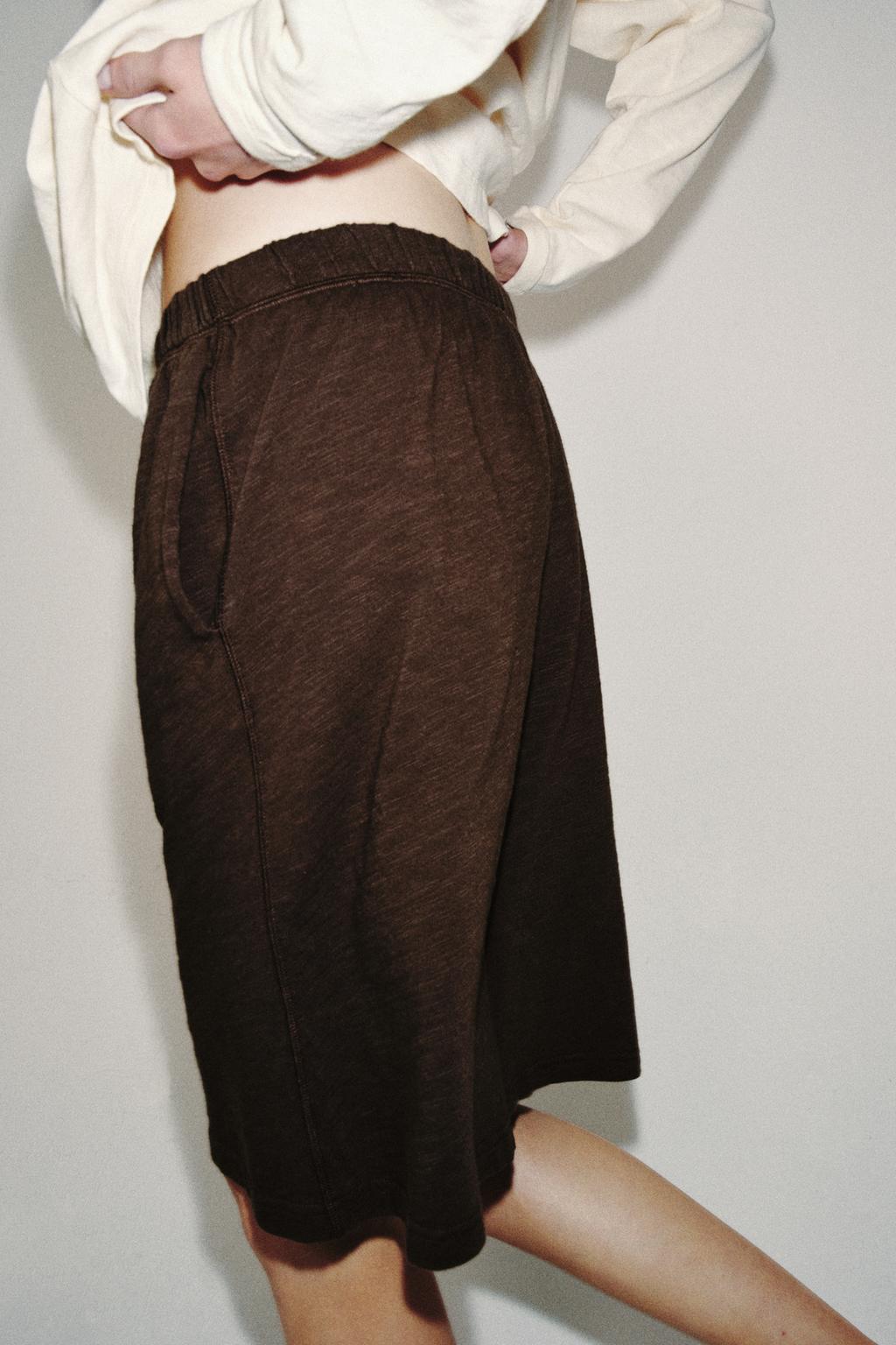 ДЛИННЫЕ ШОРТЫ ИЗ ХЛОПКА