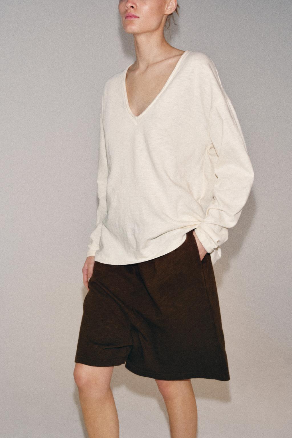 ДЛИННЫЕ ШОРТЫ ИЗ ХЛОПКА