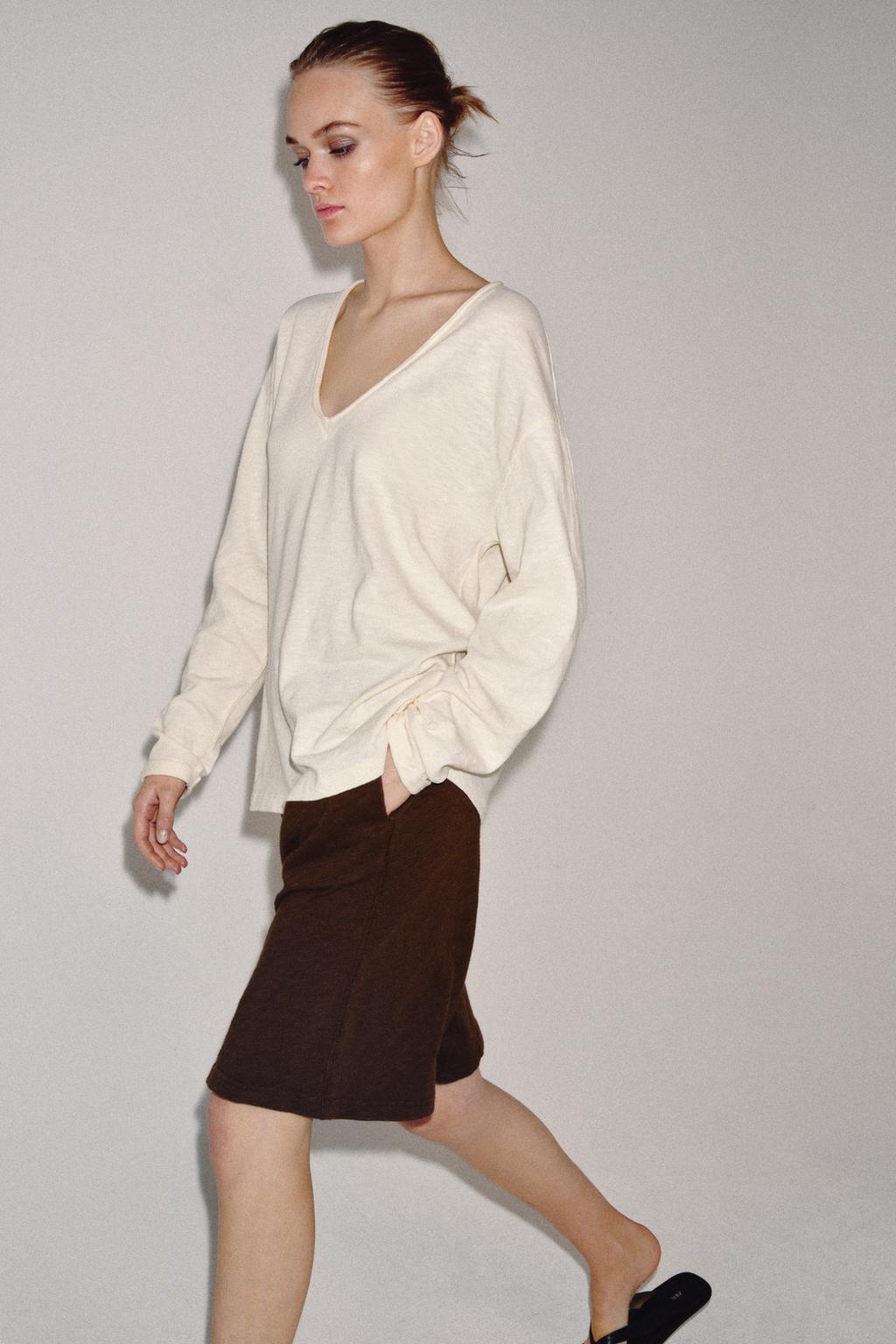 ДЛИННЫЕ ШОРТЫ ИЗ ХЛОПКА