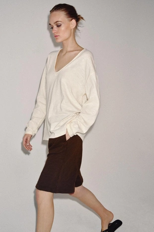 Длинные шорты из хлопка- Заказать в России