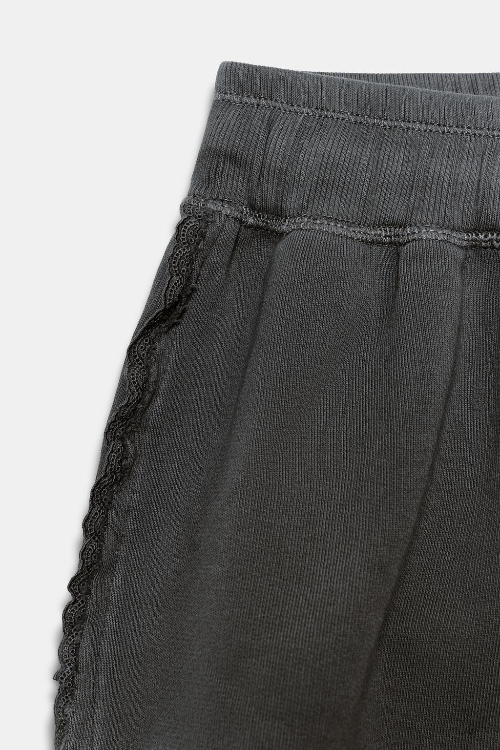 ШОРТЫ ИЗ ДЕНИМА С КРУЖЕВОМ