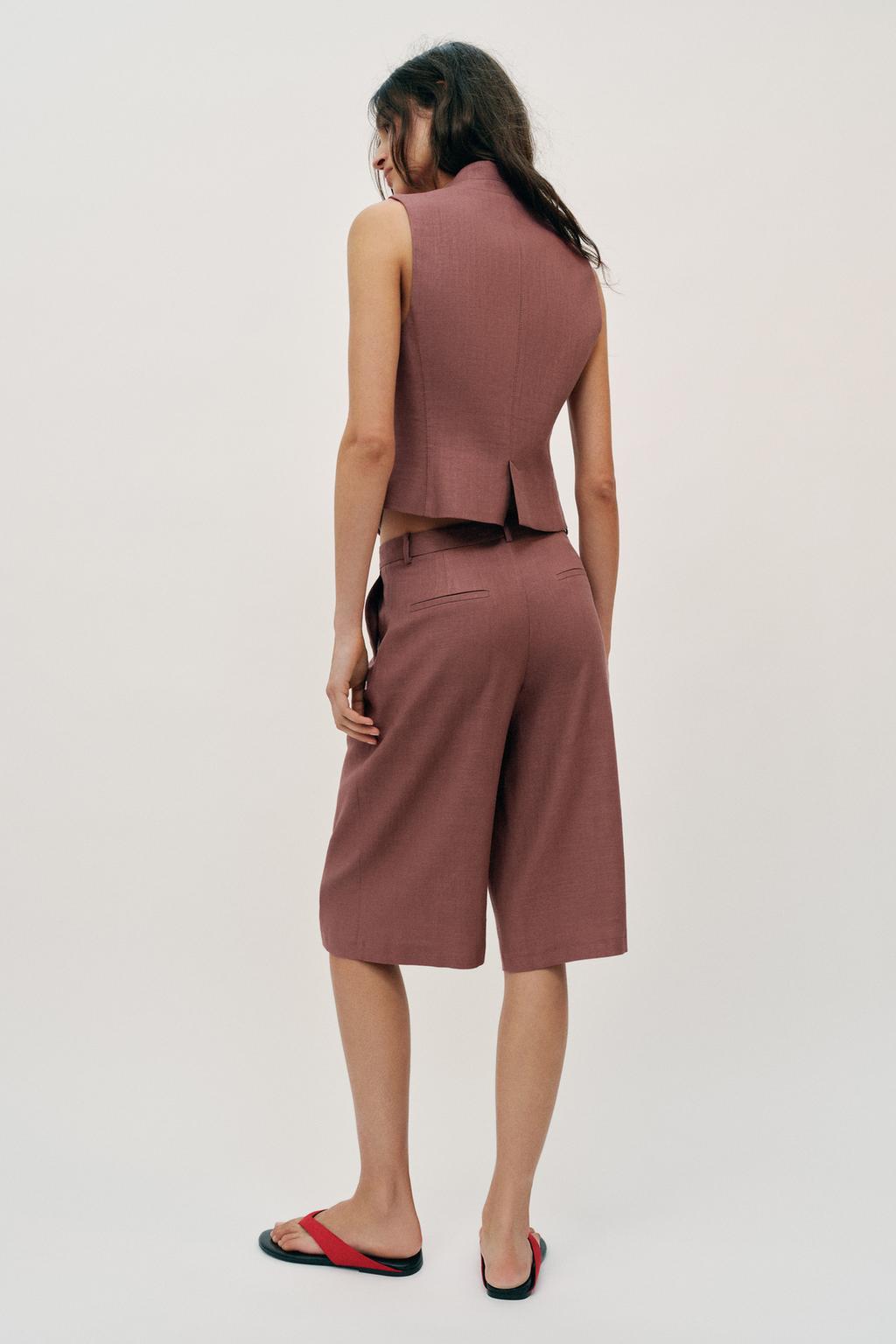 ДЛИННЫЕ БЕРМУДЫ ИЗ ЛЬНА