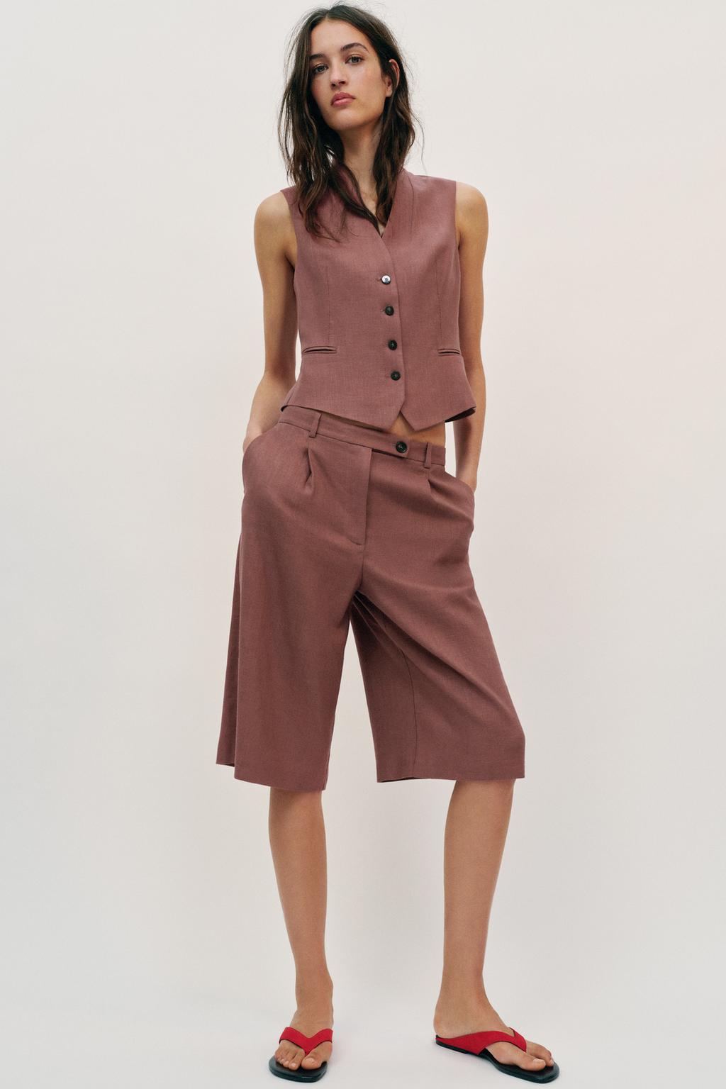 ДЛИННЫЕ БЕРМУДЫ ИЗ ЛЬНА