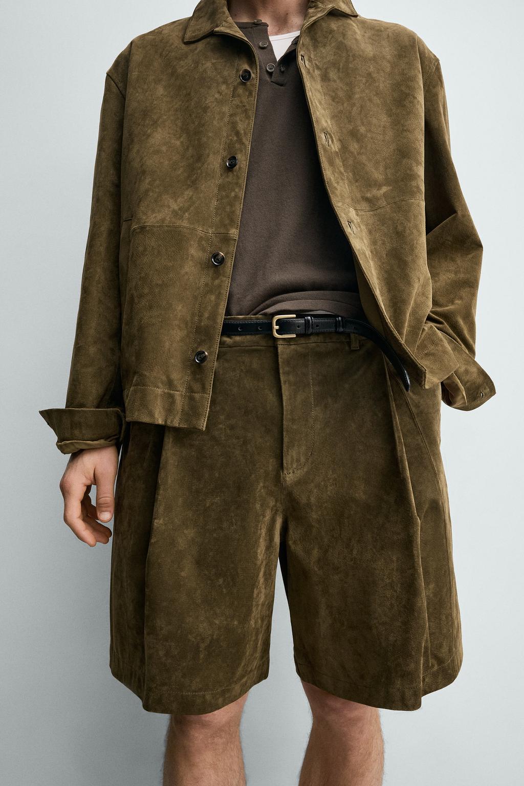 ШОРТЫ  ИЗ ЗАМШИ