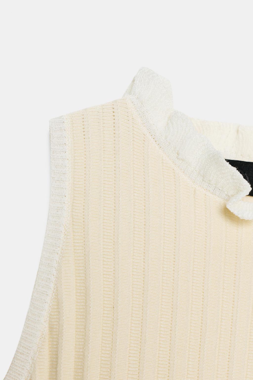 ТРИКОТАЖНЫЙ ТОП С БАСКОЙ