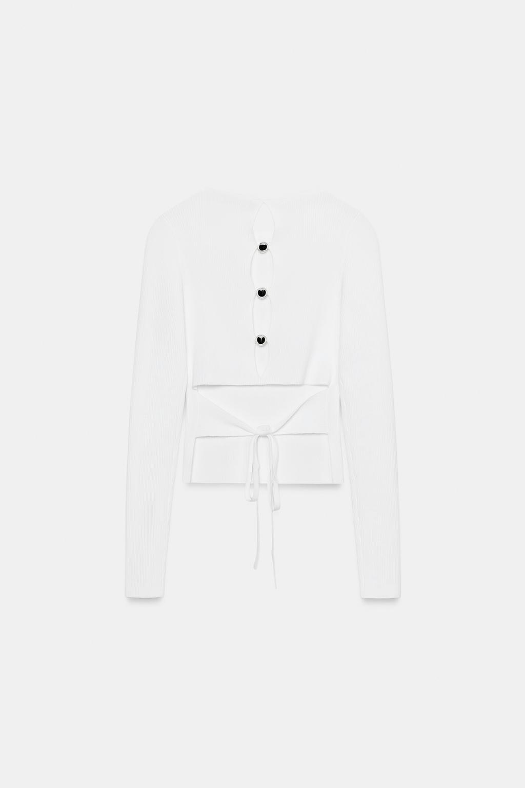 ТОП С БУСИНАМИ НА СПИНЕ