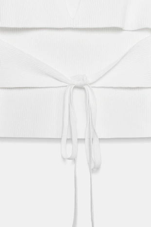 Топ с бусинами на спине- Заказать в России