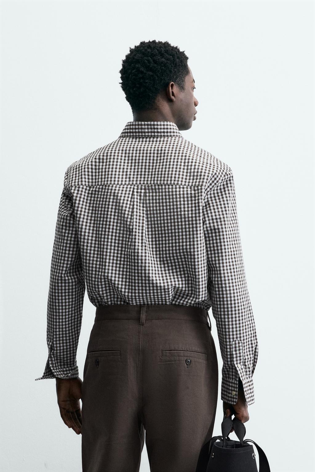 РУБАШКА КЛАССИЧЕСКОГО КРОЯ ИЗ ХЛОПКА