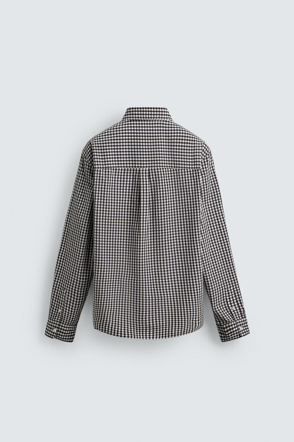 РУБАШКА КЛАССИЧЕСКОГО КРОЯ ИЗ ХЛОПКА