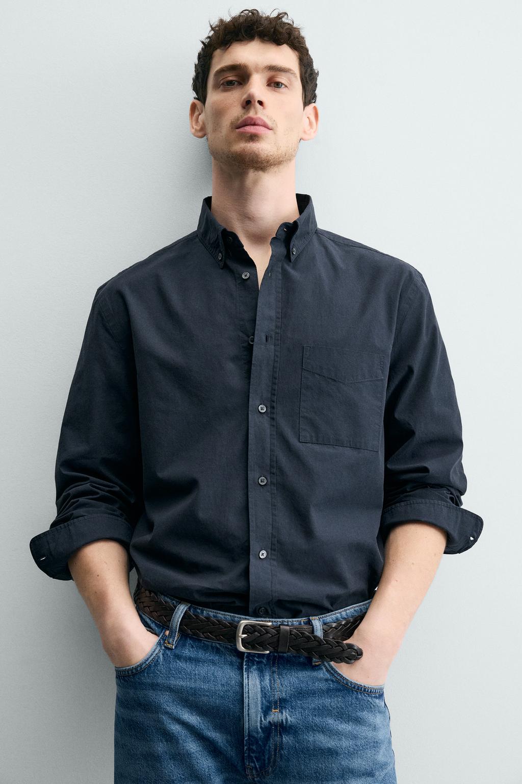 РУБАШКА REGULAR FIT ИЗ ХЛОПКА