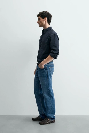 Рубашка Regular Fit из хлопка