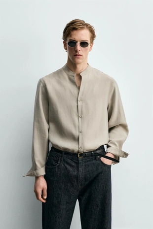 Рубашка свободного кроя