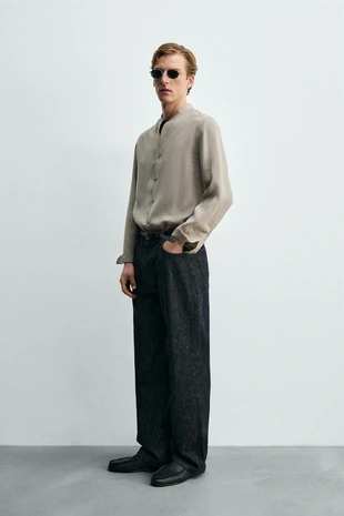 Рубашка свободного кроя