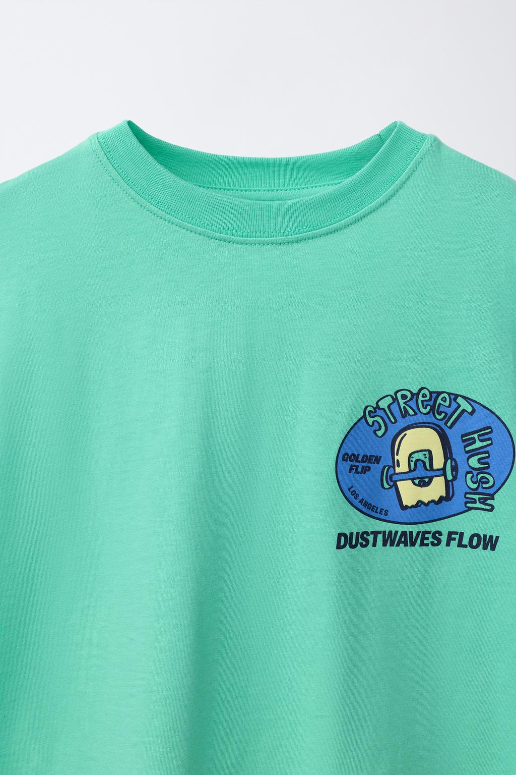 ФУТБОЛКА С РЕЛЬЕФНЫМ ПРИНТОМ