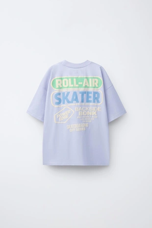 Футболка с рельефным принтом Skate- Заказать в России