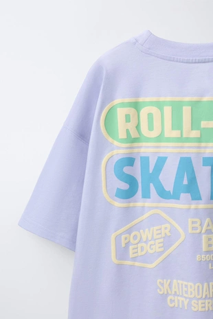 Футболка с рельефным принтом Skate- Заказать в России