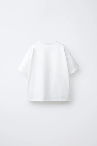 Футболка с принтом из махровой ткани- Заказать в России