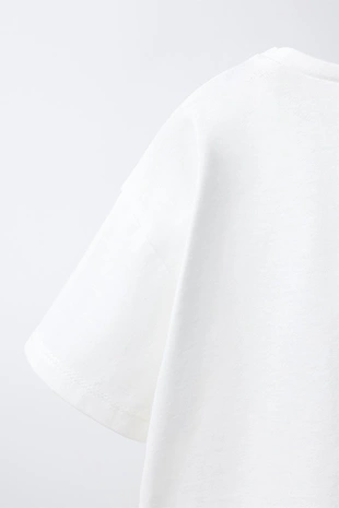 Футболка с принтом из махровой ткани- Заказать в России