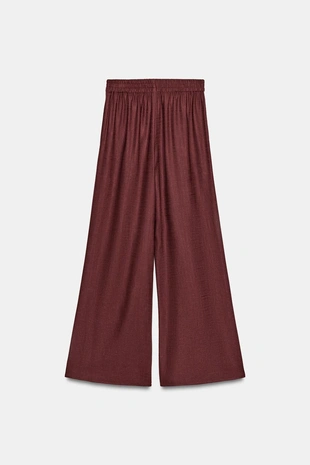 Широкие брюки из льна в комплекте- Заказать в России