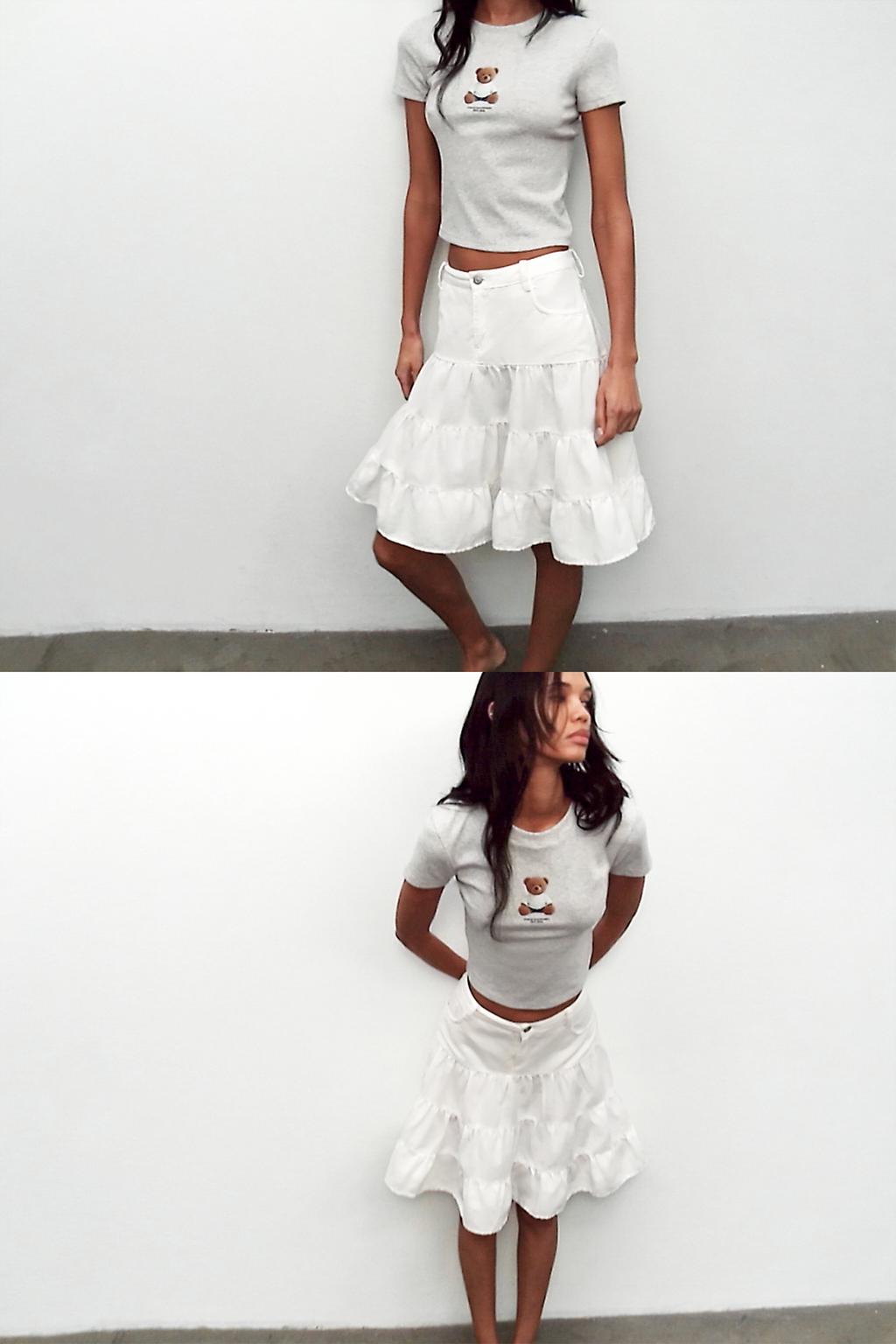 ФУТБОЛКА С КОРОТКИМ РУКАВОМ И ПРИНТОМ МЕДВЕДЯ