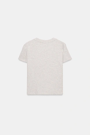 Футболка с коротким рукавом и принтом медведя