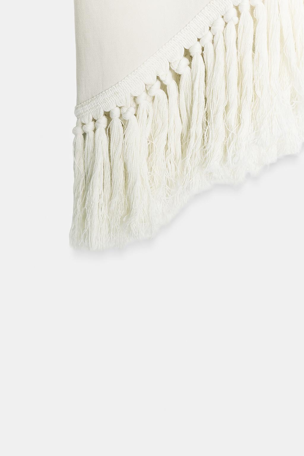 ТОП С ГОРЛОВИНОЙ ХАЛТЕР И БАХРОМОЙ — ZW COLLECTION