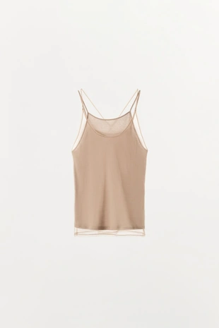 Топ халтер из двойного тюля- Заказать в России