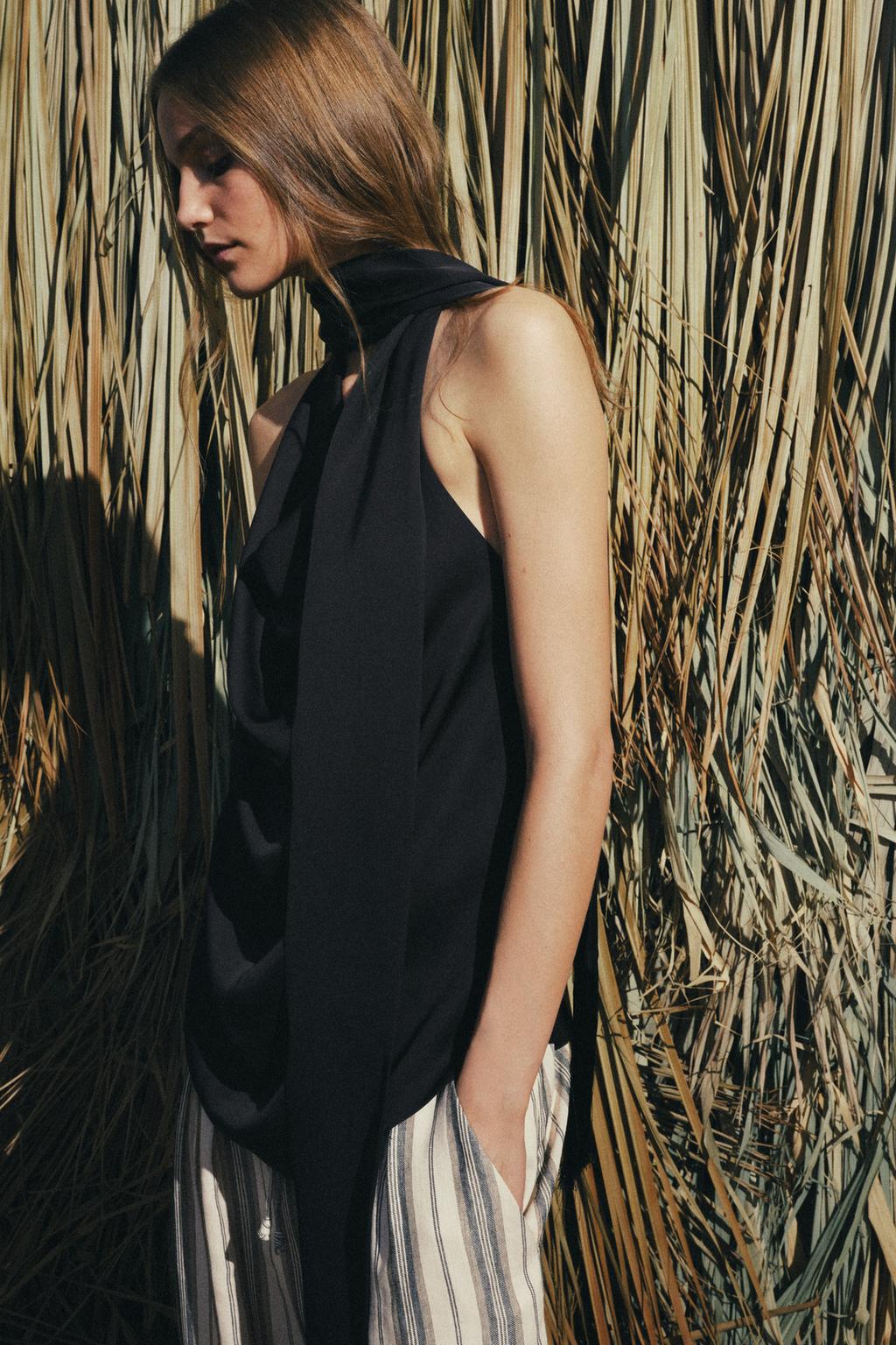 ТОП-ХАЛТЕР С ШАРФОМ И БАХРОМОЙ — ZW COLLECTION