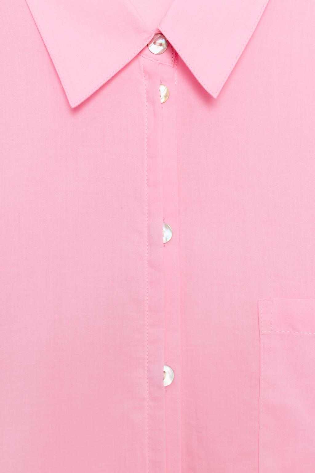 РУБАШКА ОВЕРСАЙЗ ИЗ ХЛОПКА