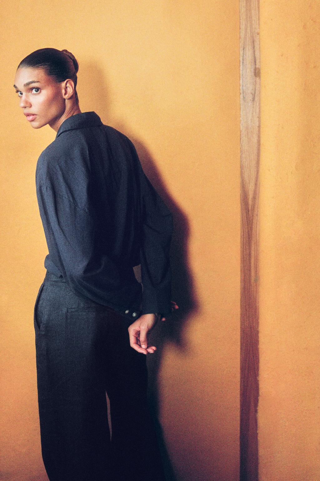 РУБАШКА ОВЕРСАЙЗ ИЗ ХЛОПКА