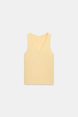 Топ с V-образным вырезом- Заказать в России